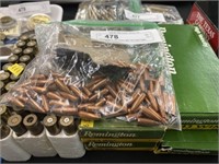 (8) Rounds of .243 Ammo with 100 Fired Cases