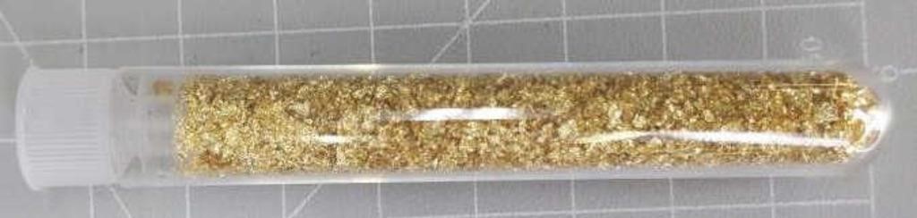 5ml vial 24k gold flakes