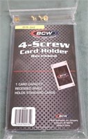 4 screw card holder