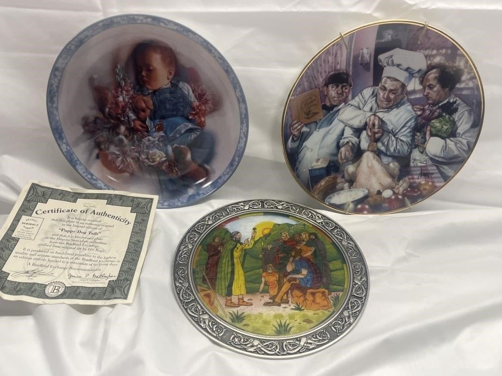 3x Collectable Plates #2