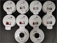 Eight Kiddie FireX Smoke Detectors