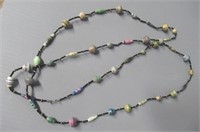 Vintage glass bead necklace.