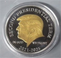 Trump 2021 to 2025 coin.