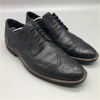 Ecco Black Wingtip Oxford Leather Sneaker Men's 12