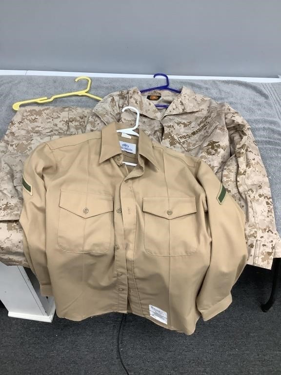 Marine Uniform - Shirt 16x34, Jacket Med-Reg