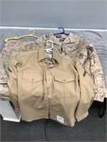 Marine Uniform - Shirt 16x34, Jacket Med-Reg