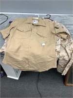 Marine Uniform - Shirt 15 1/2 SS, Jacket Med-Reg