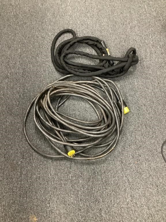 Extension Cord and Water Hose