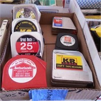 7 PC TAPE MEASURES, 16'+ #2