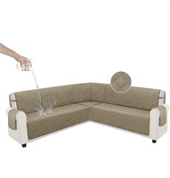 NEW $175 (L)  3 Piece L Shaped Sofa Cover