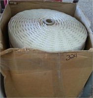 LARGE SPOOL OF NYLON ROPE, LENGTH UNKNOWN