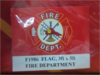 Fire department 3x5 flag