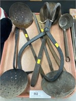 Ice Tongs, Skimmers, Ladle