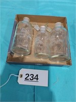 3 Laboratory Bottles