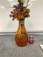 Orange Vase   Approx. 15 3/4" Tall
