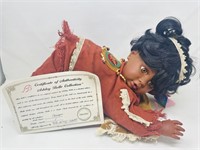 Ashley Bell Native American Doll W Cert Of