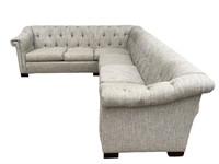 High End Sherrill Furniture 2 Piece Sectional