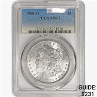 1900-O Morgan Silver Dollar PCGS MS63