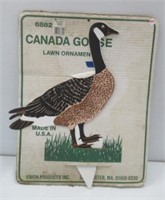 Canadian Goose lawn ornament.