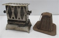 (2) Antique toasters.