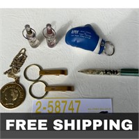 Assorted Vintage Keychains Promotional Gifts