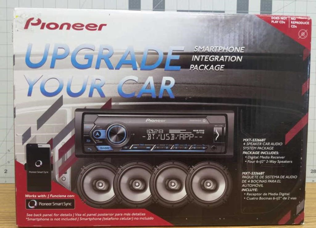 Pioneer Bluetooth car audio MXT-S3266BT