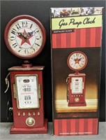Gas pump clock