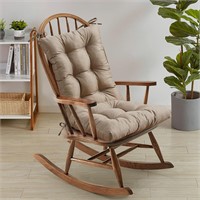 Tufted Rocking Chair Cushion  Taupe  1Pk
