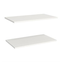 $80 2PK 25" White Shelves