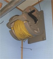 HOSE REEL WITH EXTRA LONG EXTENSION CORD