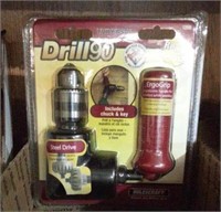 DRILL90 INCLUDES CHUCK & KEY-NIP