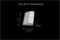 (80) LF LVL Poplar Stepbevel Shoe Moulding