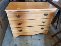 Wood 3 Drawer Dresser