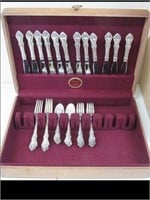 48 PIECE ONEIDA STERLING SLIVER AFTERGLOW 12 PLC
