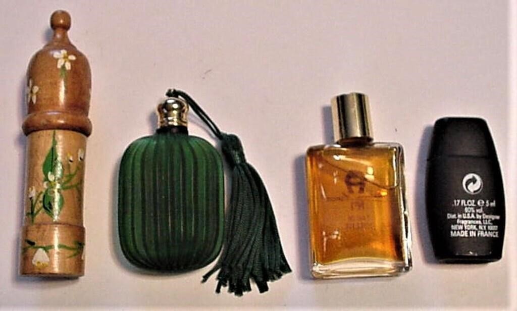 Vtg Mini lot 4 Perfume Bottles Fragrances Aigner