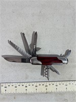 NRA folding knife, multi blade