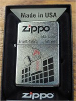 New Zippo lighter planeta Barbour Street