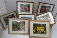 (13) Framed antique pictures, all measure 15" x