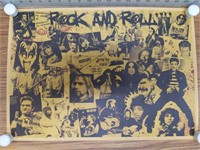 Rock and roll 20"x14" poster