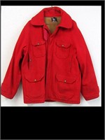 1940'S WOOLRICH RED HUNTING COAT