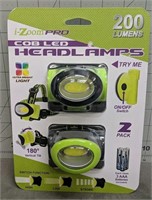 Cob led headlamps 200 lumens