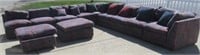 Large sectional couch (4-piece total) with (2)