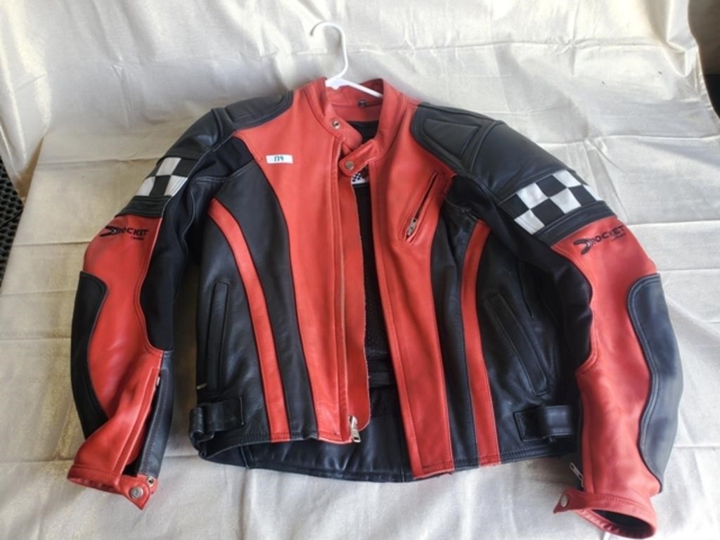 Leather Motorcycle Racing Jacket