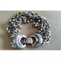 Vtg STAR Beads & Chains 5-Strand Bracelet