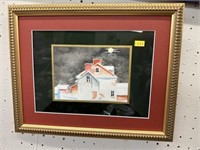 Unsigned Framed Watercolor