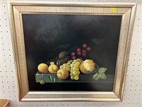 (3) Framed Fruit Prints