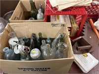 Recovered Bottles, Cigar Boxes