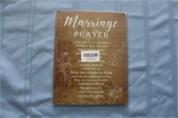 "Marriage Prayer" Wood Sign