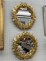 (2) Gilt Frame Mirrors