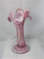 Multi Swirl Colored Tulip Hand Blown Art Glass